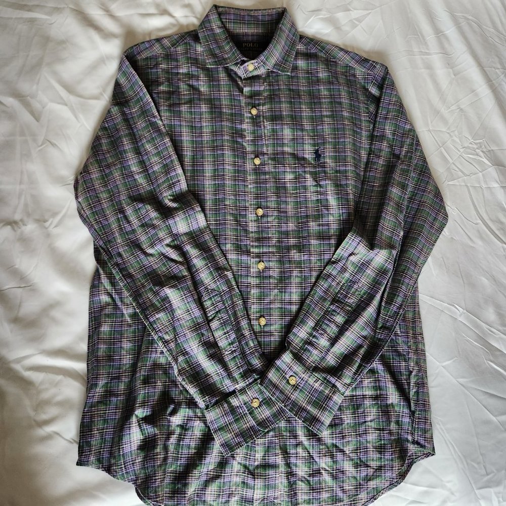 Polo Ralph Lauren Classic Fit Plaid Estate Collar